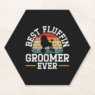 Porta-copo De Papel Melhor Fluffin Groomer Nunca Cachorro Cultivando P