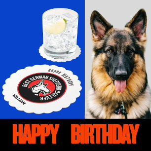 Porta-copo De Papel Melhor Pai de German shepherd