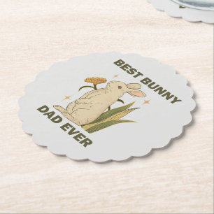 Porta-copo De Papel Melhor Papai Coelho de Todos Dia dos Pais Humor Fr