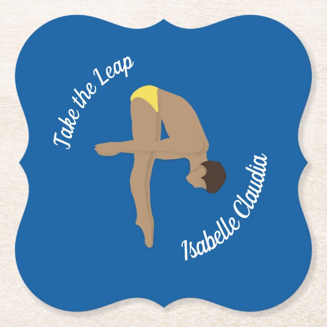 Porta-copo De Papel Mergulho (Frente)