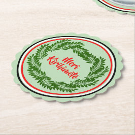 Porta-copo De Papel Meri Kirihimete Maori Feliz Natal