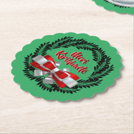 Porta-copo De Papel Meri Kirihimete Maori para Feliz Natal