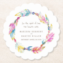 Miçanga e meia das folhas portas copos de casament