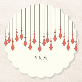 Porta-copo De Papel Midnight Autumn Wedding