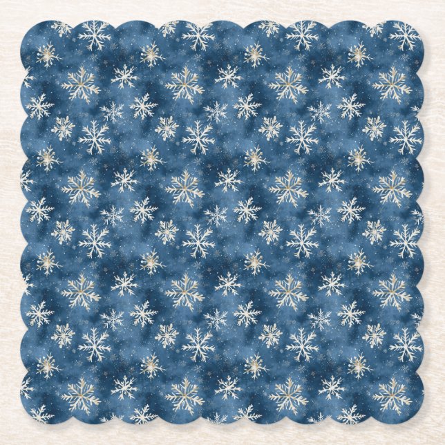 Porta-copo De Papel Midnight Flurry (Frente)