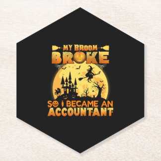 Porta-copo De Papel Minha Broke Se Tornou Contadora De Halloween