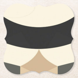 Porta-copo De Papel Minimalist Earth Geometry Journal –custom bracket 