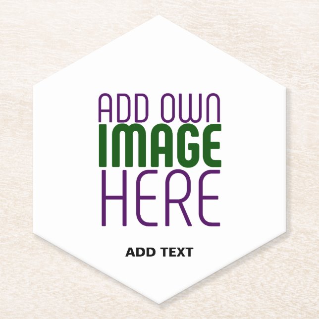 PORTA-COPO DE PAPEL MODELO DE TEXTO DE IMAGEM BRANCA SIMPLES EDITÁVEL  (Frente)