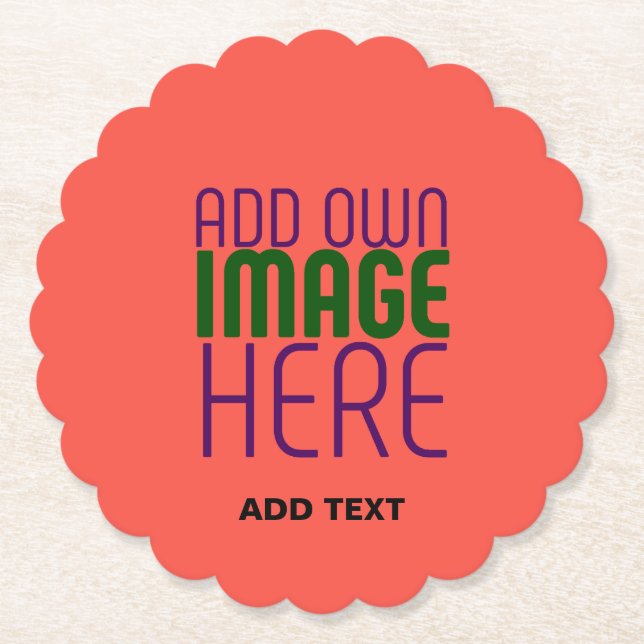 PORTA-COPO DE PAPEL MODELO DE TEXTO DE IMAGEM DE LARANJA VERMELHA MODE (Frente)