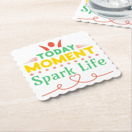 Porta-copo De Papel Momento Atual, Espete A Vida