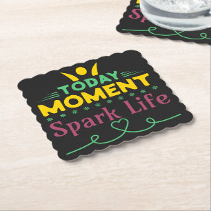 Porta-copo De Papel Momento Atual, Espete A Vida