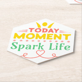 Porta-copo De Papel Momento Atual, Espete A Vida