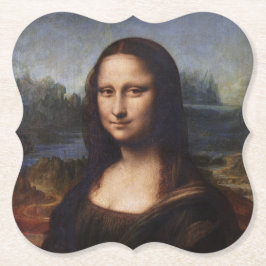 Porta-copo De Papel Mona Lisa & Leonardo da Vinci/vintage Itália