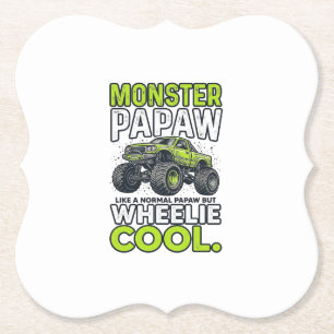 Porta-copo De Papel Monstro Papaw Rodinha Legal Caminhão Monstro Diver
