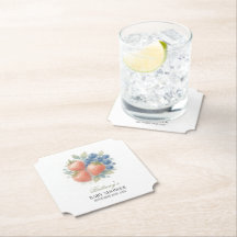 Morango e Chá de fraldas de mirtilo