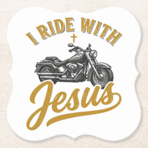 Porta-copo De Papel Motociclista Cristão Eu Ando Com Jesus Camisa Vint