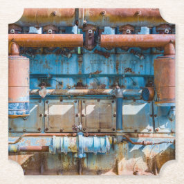 Porta-copo De Papel Motor a diesel imperial do Atlas antigo e enferruj