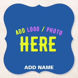 PORTA-COPO DE PAPEL NA MODA MODERNO COBALT PERSONALIZADO AZUL VERIFICA