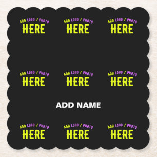 PORTA-COPO DE PAPEL NA MODA MODERNO PERSONALIZÁVEL NEGRO VERIFICADO CO