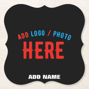PORTA-COPO DE PAPEL NA MODA MODERNO PERSONALIZÁVEL NEGRO VERIFICADO CO
