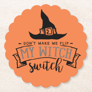 Porta-copo De Papel Não Me Faça Virar o Halloween