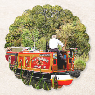 PORTA-COPO DE PAPEL NARROWBOATS CANAIS