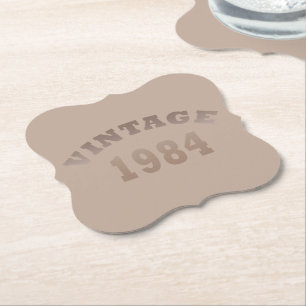 Porta-copo De Papel Nascer de aniversário de 1984
