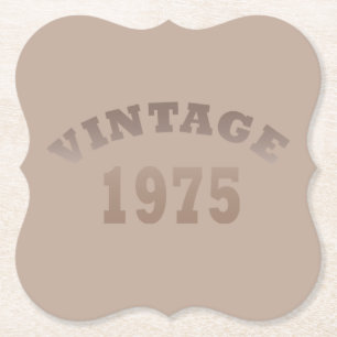 Porta-copo De Papel Nascida em 1975 elegante festa de aniversário mode