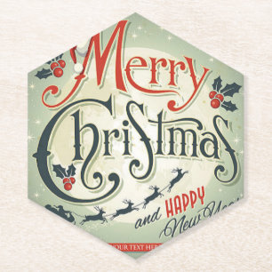 Porta-copo De Papel Natal