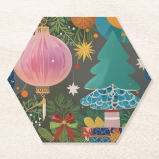 Porta-copo De Papel Natal da Porta copos Coreana