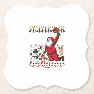 Porta-copo De Papel Natal Papai Noel Volei Boneco de Neve Rena