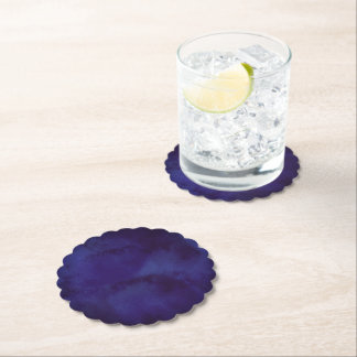 Porta-copo De Papel Navy blue Design Coaster