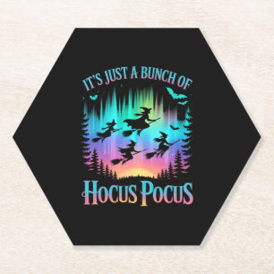 Porta-copo De Papel Neon Halloween Witches Png