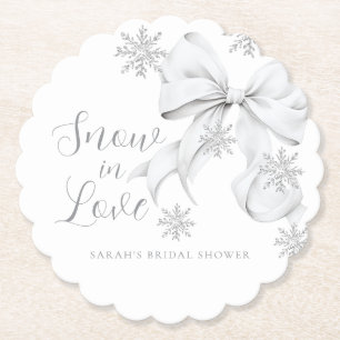 Porta-copo De Papel Neve no Amor