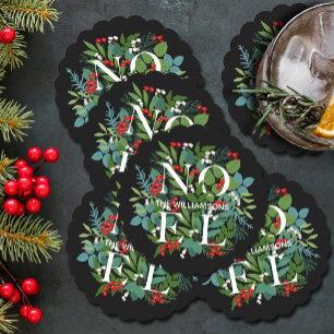 Porta-copo De Papel NoEL Winter Greeneray Holiday Black