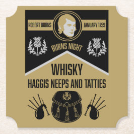 Porta-copo De Papel Noite de Burns Escocês