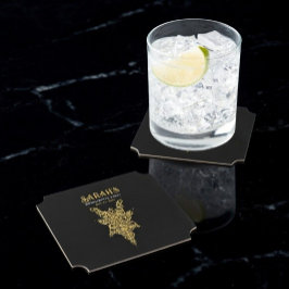 Porta-copo De Papel Noiva Personalizada Mystic Gold 