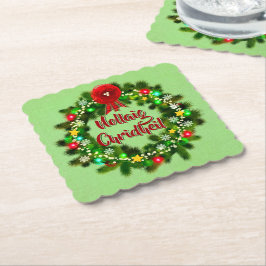 Porta-copo De Papel Nollaig Chridheil - Natal Escocês