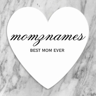 Porta-copo De Papel Nome com Caligrafia Personalizada da Melhor Mãe do
