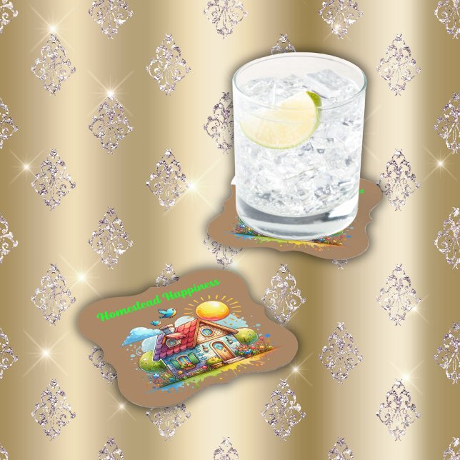 Porta-copo De Papel Núcleo de Algodão Feliz da Homestead | (Criador carregado)