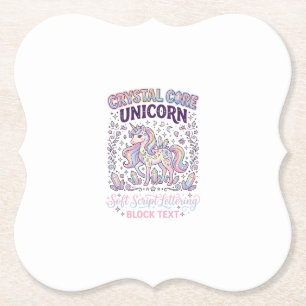 Porta-copo De Papel Núcleo de Cristal Unicórnio Unicórnio Adorável Des