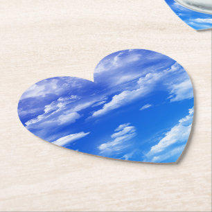 Porta-copo De Papel Nuvens