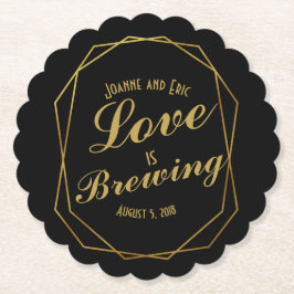 Porta-copo De Papel o amor está a fazer arte personalizada de porta co