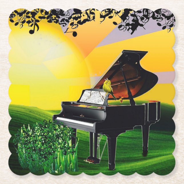 PORTA-COPO DE PAPEL O CANÁRIO DO SOL! (Frente)