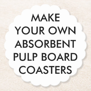 Porta-copo De Papel O costume personalizou portas copos absorventes