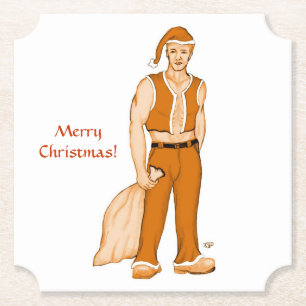 Porta-copo De Papel O novo Papai Noel - Feliz Natal!