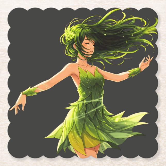 Porta-copo De Papel O Sussurro do Vento (Frente)