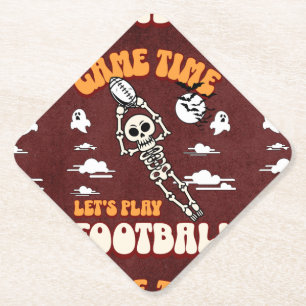 Porta-copo De Papel O Vamos do Jogo Joga Futebol Halloween Engraçado