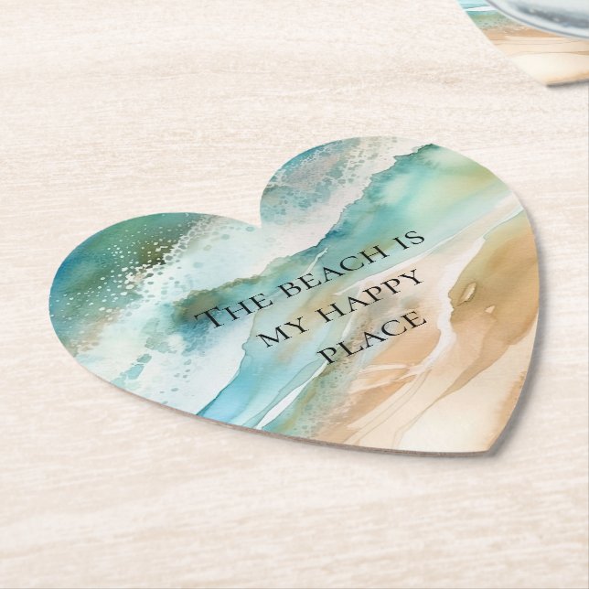 Porta-copo De Papel Oceano de praia (Angular)