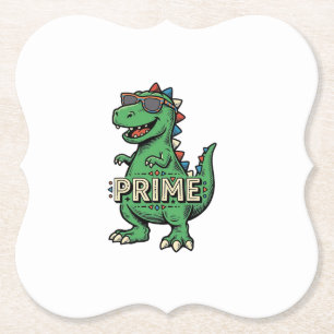 Porta-copo De Papel Óculos de sol de dinossauro vintage camisa de dese
